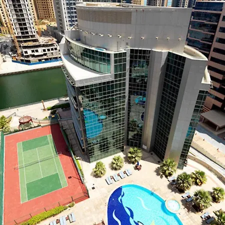 Marina View With Pool, Gym, Tennis Court, 5 Mins To Beach Dubai Exterior photo